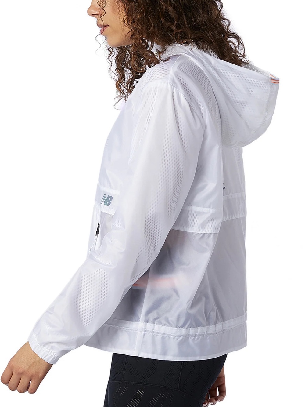 New Balance | NBRC Q Speed Transparent Lightweight Jacket Running Windbreaker - Picture 5 of 11